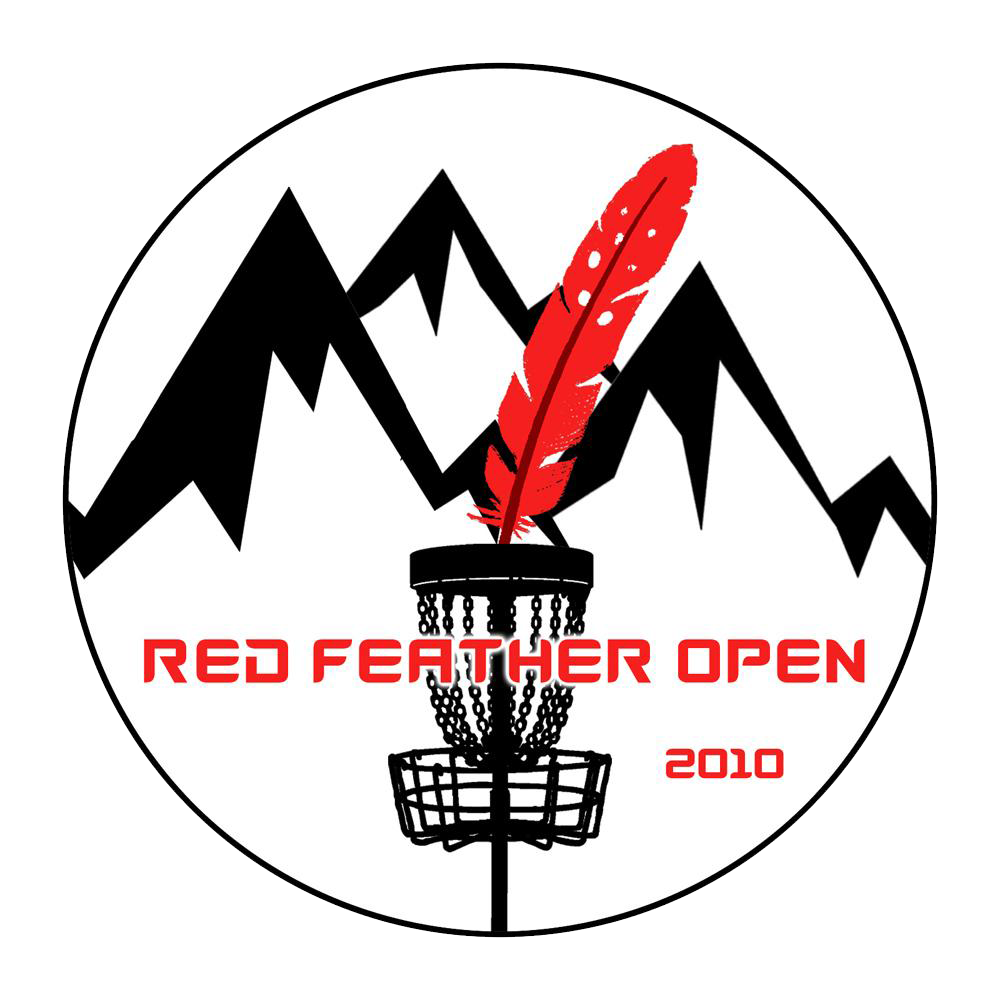Red Feather Open 2010 basket mountains logo